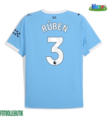 Manchester City Ruben Dias #3 Hemmatröja 2025-26 Kortärmad